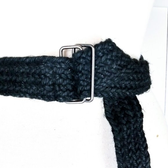 90s Vintage Wide Black Jute Braided Chord Belt - Etsy Australia 90s vintage wide black jute braided chord belt